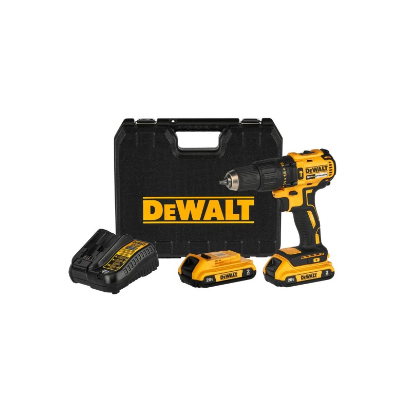 KIT TALADRO PERCUTOR 1/2 20V 3 BAT CARG DEWALT DCD7781D2-B3D
