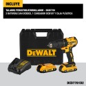 KIT TALADRO PERCUTOR 1/2 20V 3 BAT CARG DEWALT DCD7781D2-B3D