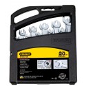 JUEGO DE 20 LLAVES STANLEY COMBINADAS  85783
