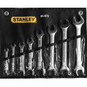 JUEGO DE 8 LLAVES DE BOCA MÉTRICAS STANLEY 86072