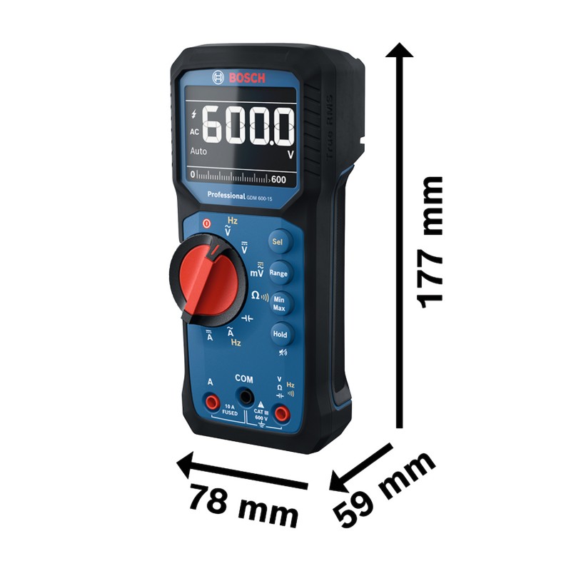 MULTIMETRO DIGITAL TRMS BOSCH GDM 600-15