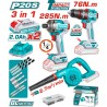 COMBO TOTAL ATORNILLADOR+TALADRO+SOPLADOR+ACCES UTOSLI250182