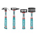 Juego de Martillos TOTAL Fibra Vidrio Set 4 Pzs. THCH6004