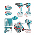 COMBO TOTAL TALADRO+ATORNILLADOR+SIERRA+LAMPARA UTOSLI241297