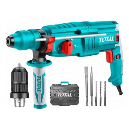 ROTOMARTILLO TOTAL SDS PLUS 800W  ESTUCHE + 5 PZ UTH308268-2
