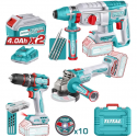 COMBO TOTAL ROTOMARTILLO+TALADRO+PULIDORA+ACC UTOSLI241198