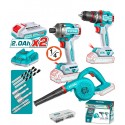 COMBO TOTAL ATORNILLADOR+TALADRO+SOPLADOR+ACCES UTOSLI250182