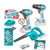 COMBO TOTAL ATORNILLADOR+TALADRO+SOPLADOR+ACCES UTOSLI250182