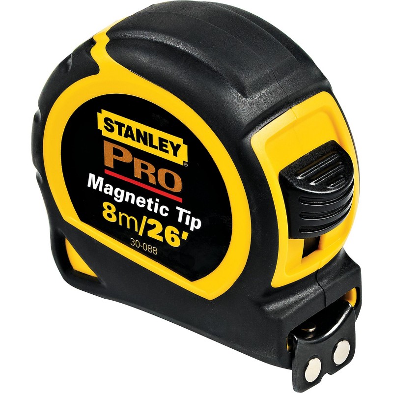 FLEXOMETRO CINTA METRICA PRO 8M 1'' STANLEY 30-088