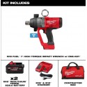 Kit de llave de impacto de alto torque M18 FUEL™ de 1" con ONE-KEY™