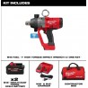 Kit de llave de impacto de alto torque M18 FUEL™ de 1" con ONE-KEY™