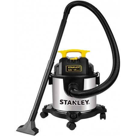 ASPIRADORA STANLEY 4 GAL ACERO INOX 15L 4 HP PICK SL18031-4B