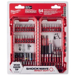 Juego Puntas Milwaukee SHOCKWAVE™ Impact Duty™ 54 Pzs
