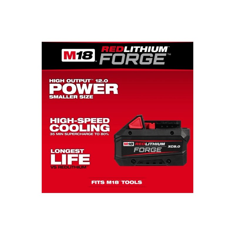 Batería Milwaukee M18™ REDLITHIUM™ FORGE™ XC8.0 48-11-1881