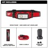 Lámpara para casco Milwaukee recargable USB  2163-21