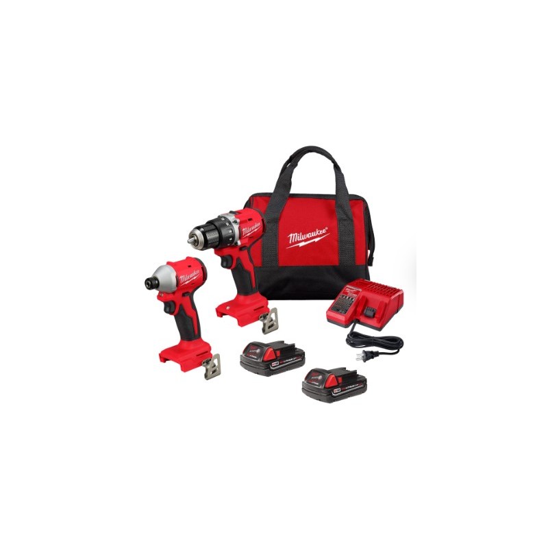 Combo BL Milwaukee Taladro/Atornillador Impacto M18 3610-22CT