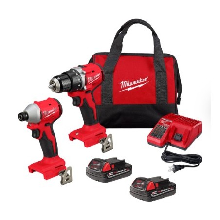 Combo BL Milwaukee Taladro/Atornillador Impacto M18 3610-22CT