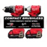 Combo BL Milwaukee Taladro/Atornillador Impacto M18 3610-22CT