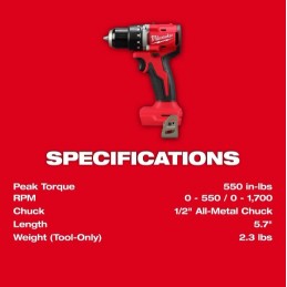 Combo BL Milwaukee Taladro/Atornillador Impacto M18 3610-22CT