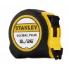 CINTA MÉTRICA GLOBAL PLUS 8 MTS 1PULG STANLEY 30-726
