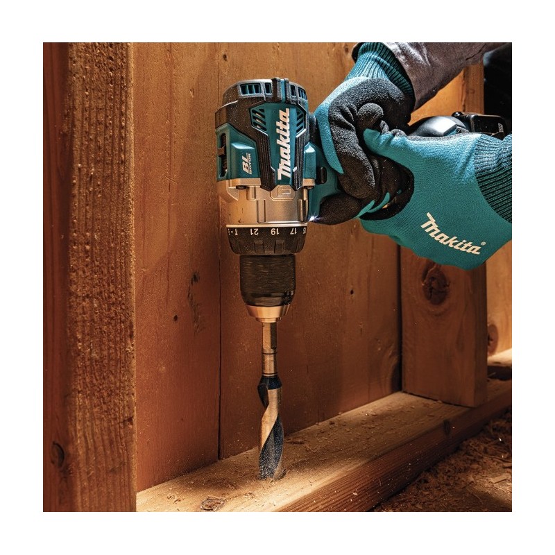 TALADRO PERCUTOR 18 VOL. SIN BAT NI CARG. MAKITA DHP489Z