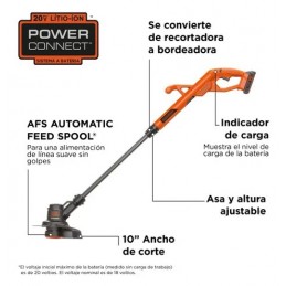 GUADAÑA Y SOPLADORA INALAMBRICA 20 VOL BLACK+DECKER BCK279D1