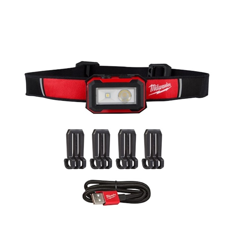 Linterna Frontal y Luz de Trabajo Milwaukee recargable 2012R