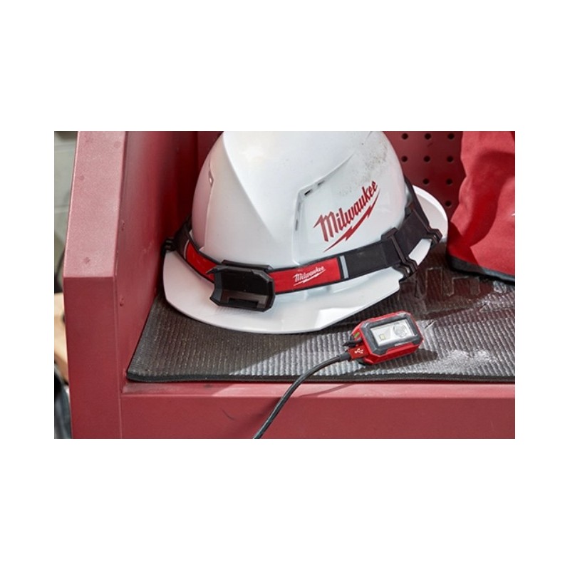Linterna Frontal y Luz de Trabajo Milwaukee recargable 2012R