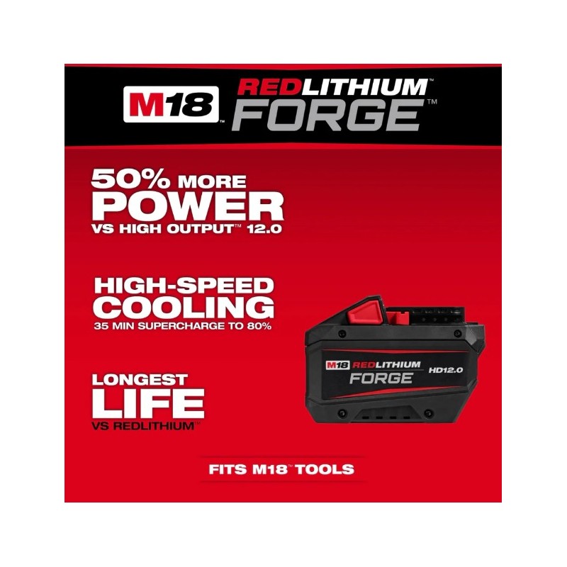 Batería M18 REDLITHIUM FORGE HD12.0 Milwaukee 48-11-1813