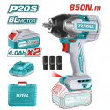 PISTOLA DE IMPACTO INAL 1/2" 20V 850 N.M + 2 BAT + CARG TOTAL UTIWLI2085