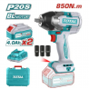 PISTOLA DE IMPACTO INAL 1/2" 20V 850 N.M + 2 BAT + CARG TOTAL UTIWLI2085
