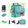 NIVEL LASER 3D VERDE 12 LINEAS TOTAL INDUSTRIAL UTLL301201