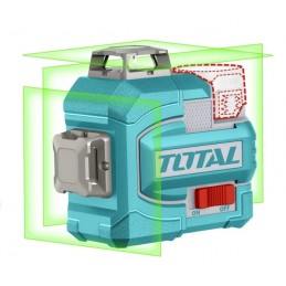 NIVEL LASER 3D VERDE 12 LINEAS TOTAL INDUSTRIAL UTLL301201