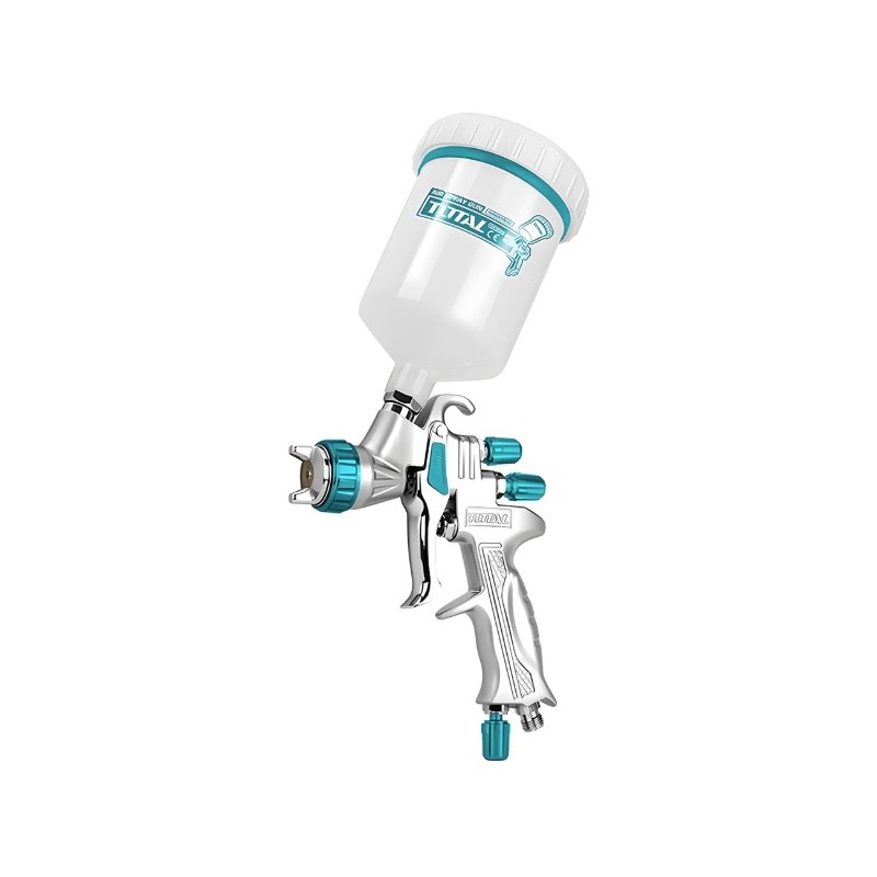 AEROGRAFO 600CC VASO PLASTICO ALTA PRESION TOTAL TAT10605