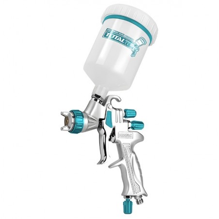 AEROGRAFO 600CC VASO PLASTICO ALTA PRESION TOTAL TAT10605