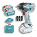 PISTOLA DE IMPACTO INAL 1/2" 20V 850 N.M + 2 BAT + CARG TOTAL UTIWLI2085