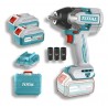 PISTOLA DE IMPACTO INAL 1/2" 20V 850 N.M + 2 BAT + CARG TOTAL UTIWLI2085