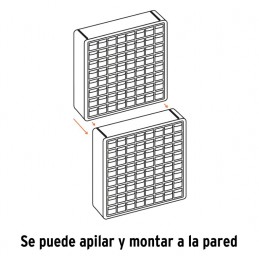ORGANIZADOR CON 64 COMPARTIMIENTOS TRUPER ORG-64