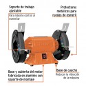 ESMERIL DE BANCO DE 8 PULG. DE 3/4 HP (560 W) TRUPER EBA-8
