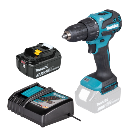 COMBO TALADRO DHP490 INAL 18V BAT 3 Ah CARG MAKITA