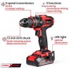 TALADRO PERCUTOR EINHELL 1/2"INALAMBRICO TE-CD 18/44 LI KIT