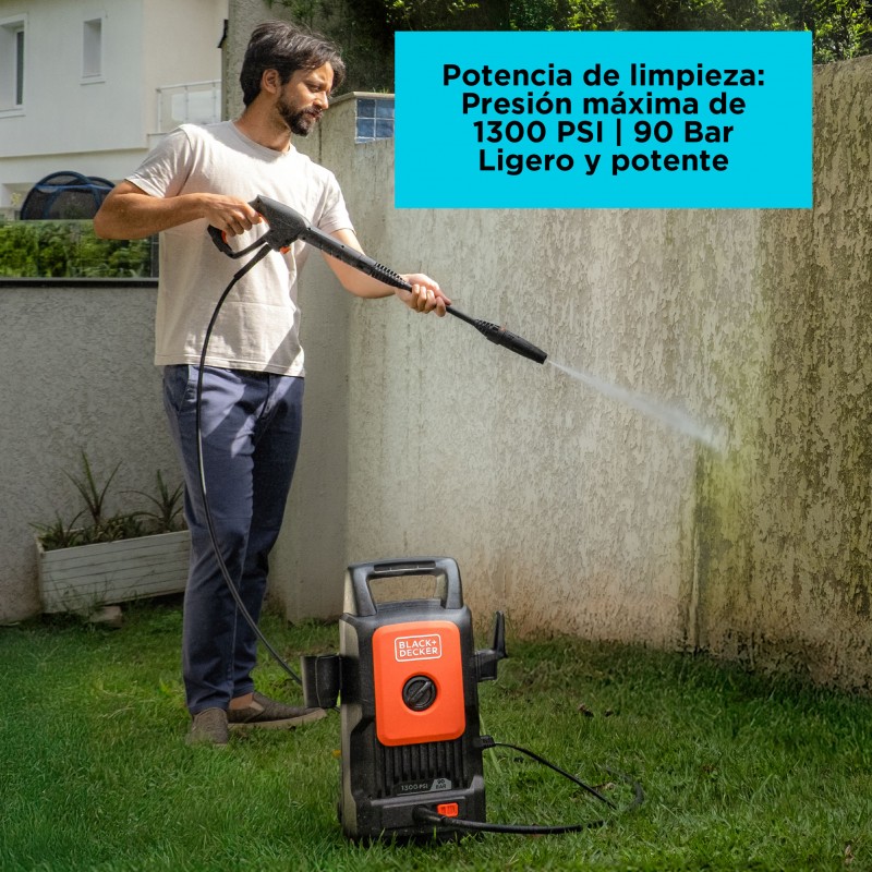 HIDROLAVADORA BLACK DECKER 1300 PSI 1200 W  BEPW1300-B3