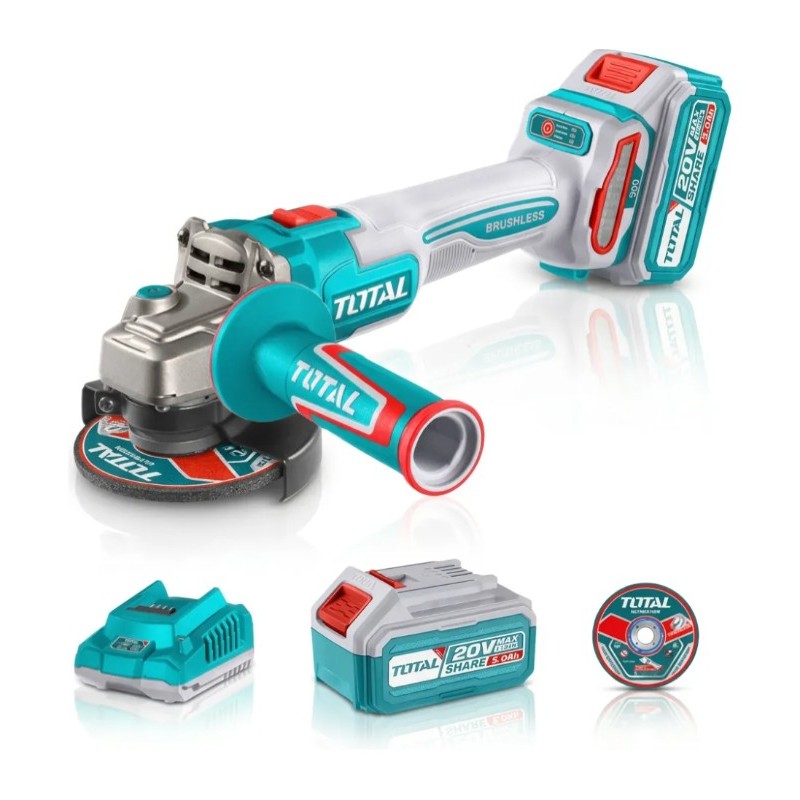 PULIDORA INAL 4.1/2 20V 900W BAT 4.0AH CAR TOTAL UTAGLI261521