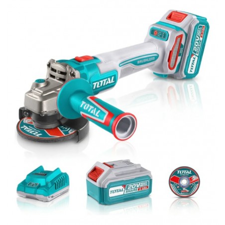 PULIDORA INAL 4.1/2 20V 900W BAT 4.0AH CAR TOTAL UTAGLI261521