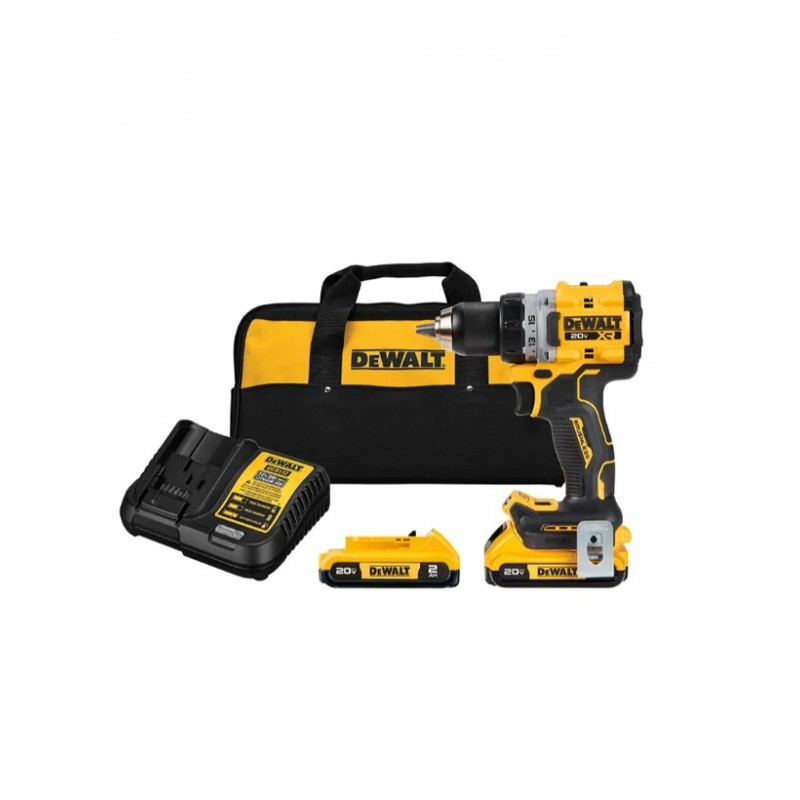TALADRO ATORNILLADOR 1/2 BL 20V MAX+2 BAT DEWALT DCD801D2-B3