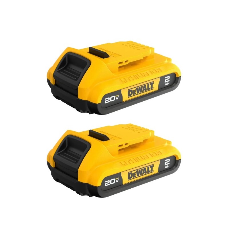 TALADRO ATORNILLADOR 1/2 BL 20V MAX+2 BAT DEWALT DCD801D2-B3