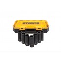 SET DE DADOS DE IMPACTO LARGOS MANDO DE 1/2 DEWALT DWMT74737
