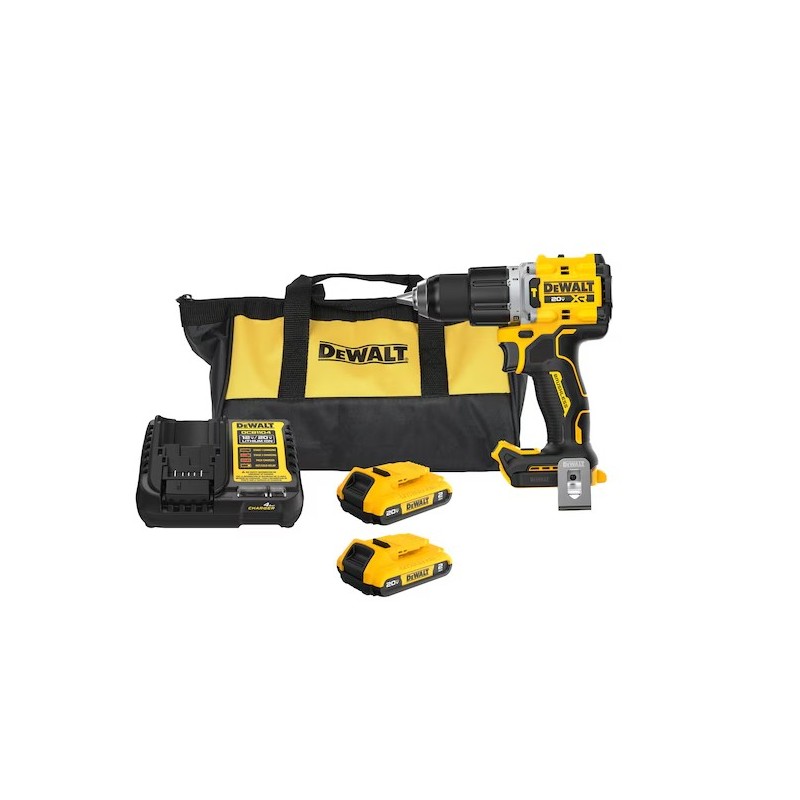 TALADRO ATORNILLADOR/ PERCUTOR BL 1/2" 20V+2 BAT DEWALT DCD806D2-B3