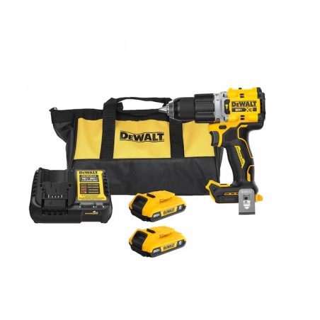 TALADRO ATORNILLADOR/ PERCUTOR BL 1/2" 20V+2 BAT DEWALT DCD806D2-B3