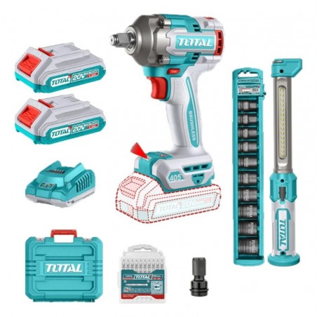 COMBO INAL.TOTAL PISTOLA IMPACTO 1/2 + LAMPARA UTOSLI23056